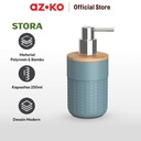 AZKO Stora 250 Ml Diamond Dispenser Sabun Cair Polyresin - Biru