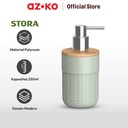 AZKO Stora 250 Ml Diamond Dispenser Sabun Cair Polyresin - Hijau
