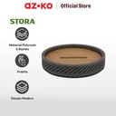 AZKO Stora Lucien Tempat Sabun Batang Polyresin - Abu-Abu
