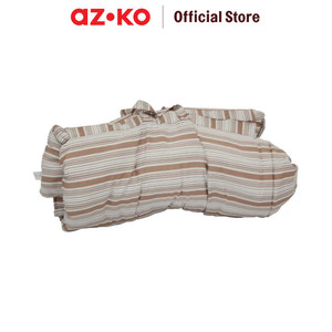 AZKO Sleeplite 85X200X5 cm Kasur Lipat Portable Stripe - Cokelat