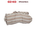 AZKO Sleeplite 85X200X5 cm Kasur Lipat Portable Stripe - Cokelat