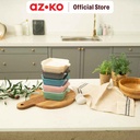 AZKO Kris Set 5 Pcs Rainbow Wadah Makanan