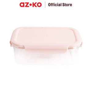 AZKO Kris 900 ml Cotton Wadah Makanan Dengan Clip - Pink