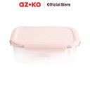AZKO Kris 900 ml Cotton Wadah Makanan Dengan Clip - Pink