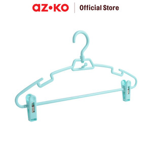 AZKO Stora 42x23 Cm Set 3 Pcs Hanger Plastik - Biru
