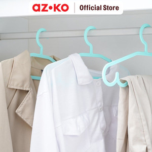 AZKO Stora 42x20.5 Cm Set 5 Pcs Hanger Plastik Pp - Biru