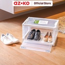 AZKO Stora 52X36X30 Cm Kotak Penyimpanan Lipat Dengan Roda - Putih