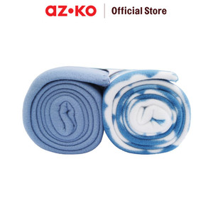 AZKO Sleeplite 120X150 cm Set 2 Pcs Selimut Polar Fleece - Biru