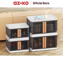 AZKO Stora 64X40X37 Cm Kotak Penyimpanan Lipat Front Opened