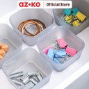 AZKO Stora 8.3x8.3x4.5 Cm Set 5 Pcs Organizer Laci - Abu-Abu