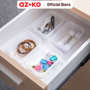 AZKO Stora 12.5x8.5x4.5 Cm Set 4 Pcs Organizer Laci
