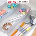 AZKO Stora 26x8.5x4.5 Cm Set 3 Pcs Organizer Laci - Abu-Abu