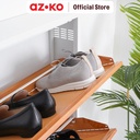 AZKO Stora Kabinet Sepatu 4 Tingkat - Cokelat Organizer Sandal Dan Sepatu Rak Lemari Alas Kaki Serbaguna Tempat Penyimpanan Sendal