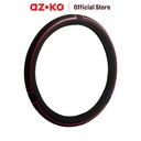 AZKO Otto Klasse Sarung Stir Mobil Red Line - Hitam
