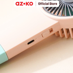 AZKO Ataru Kipas Angin Portabel Rechargeable - Pink