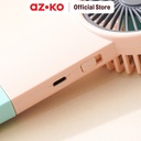AZKO Ataru Kipas Angin Portabel Rechargeable - Pink