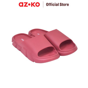 AZKO Ataru Ukuran 36/37 Sandal Thick Slides Texture - Pink