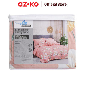 AZKO Sleeplite 160X200 cm Set 5 Pcs Seprai Queen Poly Buttercup - Pink