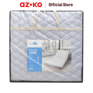 AZKO Sleeplite 100X200X10 cm Kasur Lipat Portable - Biru