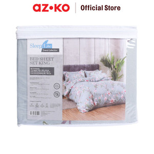 AZKO Sleeplite 180X200 cm Set 5 Pcs Seprai King Polyester Malva - Biru
