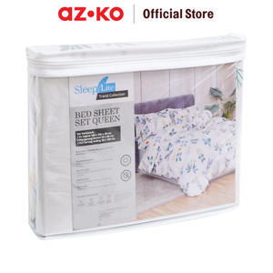 AZKO Sleeplite 160X200 cm Set 5 Pcs Seprai Queen Polyester Flower