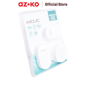 AZKO I-Klic Bel Pintu Nirkabel Plug 2-Ub01 - Putih