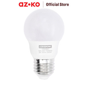 AZKO Krisbow Lumi Bohlam Led 3 Watt - Warm White