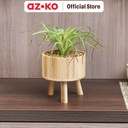 AZKO Arthome Tanaman Artifisial Big Airplant In Shaw Tripot