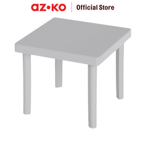 AZKO Soleil Meja Teras - Abu-Abu Muda
