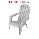 AZKO Soleil Adirondack Kursi Teras Plastik - Abu-Abu