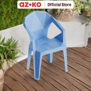 AZKO Soleil Barvita Kursi Teras Plastik - Biru Muda