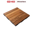 AZKO Rainbodeck 30x30 Cm Quick Deck Acacia Wood Tile