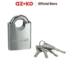 AZKO Krisbow 6 Cm Gembok Stainless Steel Shackle Protect