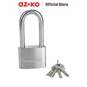 AZKO Krisbow 5 Cm Gembok Stainless Steel Brass Cylinder Long Shackle