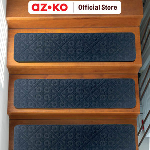 AZKO Forhom 21x76 Cm Alas Pijakan Tangga Antislip Medieval - Abu-Abu