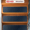 AZKO Forhom 21x76 Cm Alas Pijakan Tangga Antislip Medieval - Abu-Abu