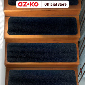 AZKO Forhom 21x76 Cm Alas Pijakan Tangga Antislip Line - Hitam