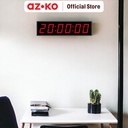 AZKO Arthome 64X17 cm Jam Dinding Digital Led Zt-0165 - Merah