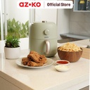 AZKO Memoo 3 ltr Air Fryer Mb-Kz-3001M - Hijau Alat Masak Goreng Pembuat Makanan Penggoreng Tanpa Minyak Elektronik Dapur