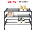 AZKO Stora 93x29x47 Cm Rak Sepatu 3 Tingkat Extendable