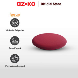 AZKO Forhom 40x40 Cm Bantal Alas Duduk Round - Merah