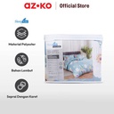 AZKO Sleeplite 120X200 cm Set 3Pcs Seprai Single Polyester Kirei - Biru