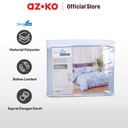 AZKO Sleeplite 160X200 cm Set 5 Pcs Seprai Queen Poly Buttercup - Biru