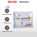 AZKO Sleeplite 120X200 cm Set 3 Pcs Seprai Single Poly Buttercup - Biru