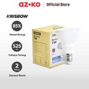 AZKO Krisbow Lumi Bohlam Led 7 Watt Cool Daylight Par20 25d - Putih