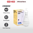 AZKO Krisbow Lumi Bohlam Led Darurat 10 Watt Cool Daylight - Putih