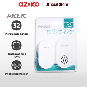 AZKO I-Klic Bel Pintu Nirkabel Plug 311 - Putih