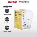 AZKO Krisbow Lumi Bohlam Led Sensor Cahaya 9 Watt - Cool Daylight