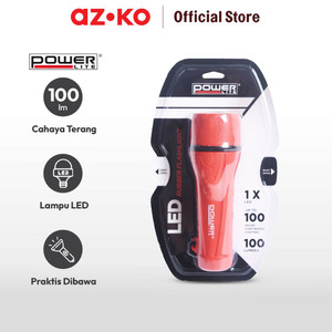 AZKO Powerlite Senter Led Rubber 100lm 2d