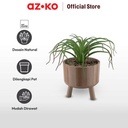 AZKO Arthome Tanaman Artifisial Big Airplant In Shaw Tripot
